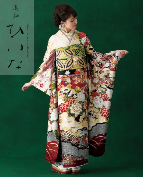 古典振袖（金駒刺繍／赤）19001 ｜おりえん