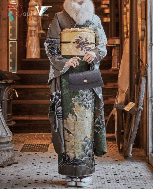 葵衣aoi×レイラニ 振袖｜振袖ネットレンタルはおりえん