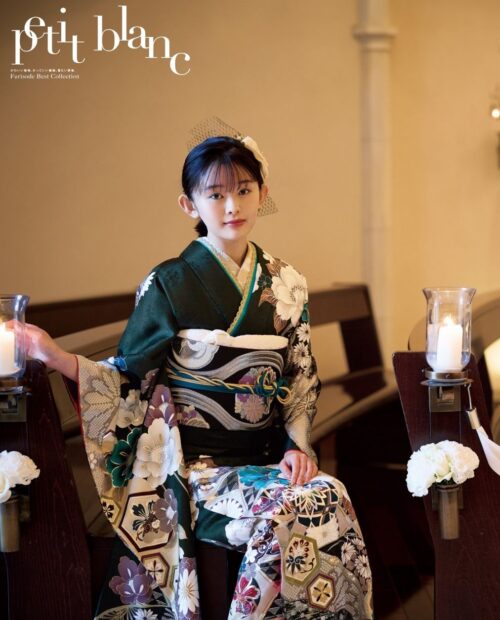 candy 可愛いお振袖　紺　　三越誂 candy 可愛いお振袖紺三越誂