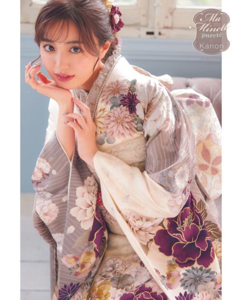 マミネットピュルテ振袖 MKF-322｜成人式の振袖ネットレンタル