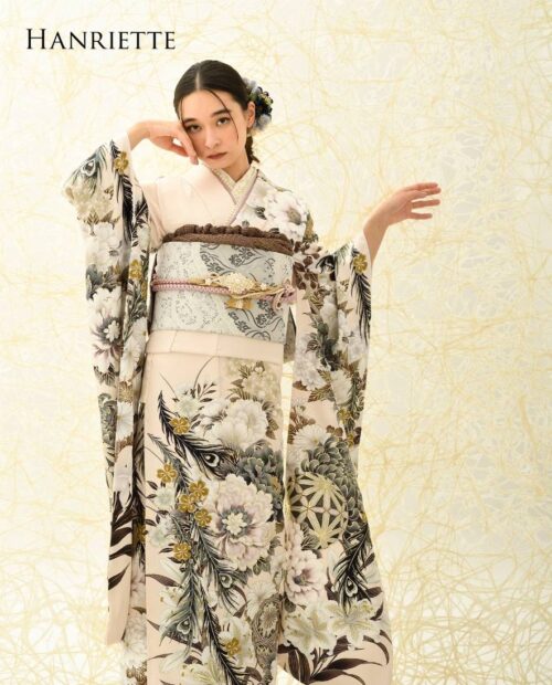 アンリエット オフ白｜振袖ネットレンタルはおりえん