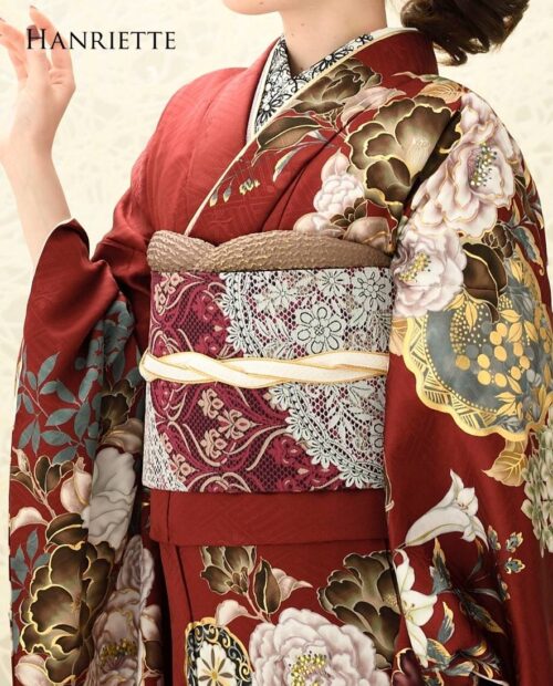 アンリエット赤｜振袖ネットレンタルはおりえんONLINE