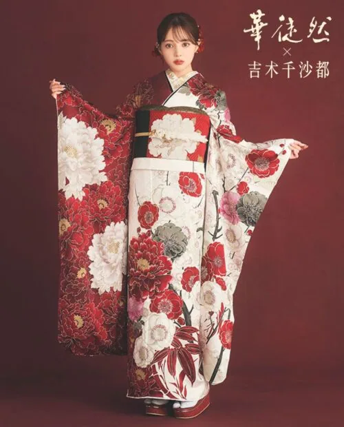 68-振袖◆振袖単品　正絹　成人式　中古品　華徒然×吉木千沙都 華徒然×吉木千沙都 振袖一覧 | 振袖ネットレンタル＆宅配